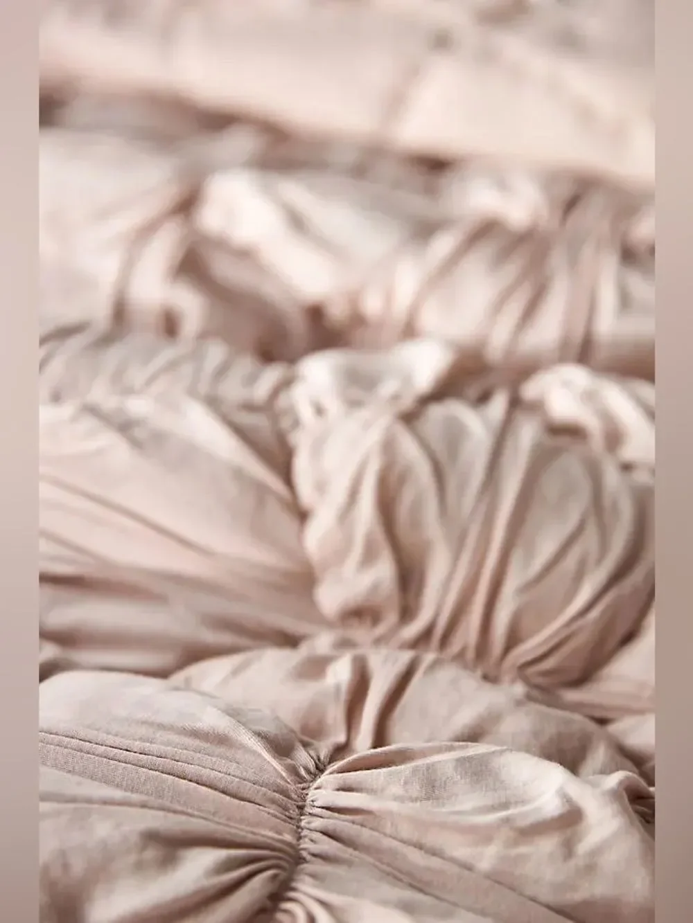 New Anthropologie Constance Cotton Jersey Cloud Quilt Size King